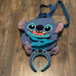 Disney parks, Lilo and stitch Backpack and Headband Set